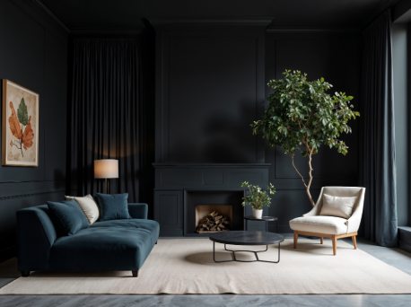 elegant-black-minimal-interior